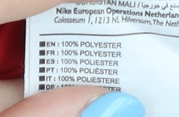 Nike Men's Red Dri-Fit Gym T-Shirt S