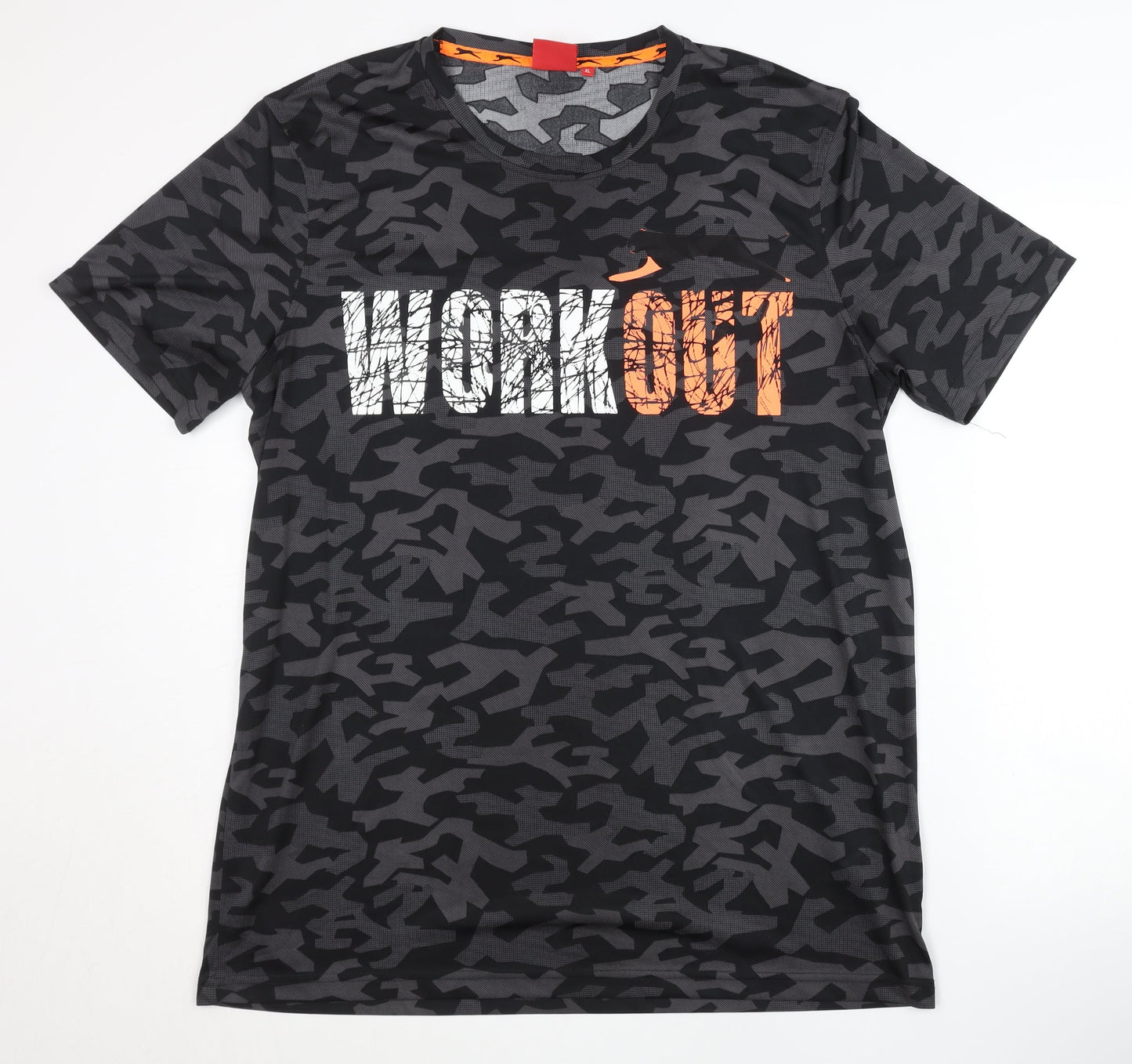 Slazenger Men's XL Black Camouflage T-Shirt