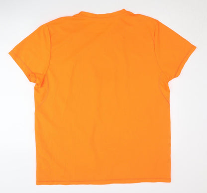 Crivit Men's Orange Running T-Shirt XL