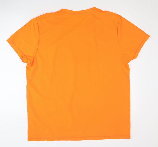 Crivit Men's Orange Running T-Shirt XL