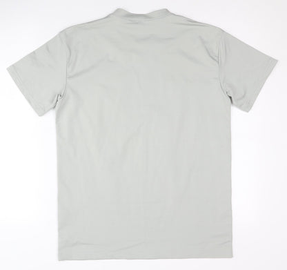 Theo Wormland Men's Grey Basic T-Shirt, Size L
