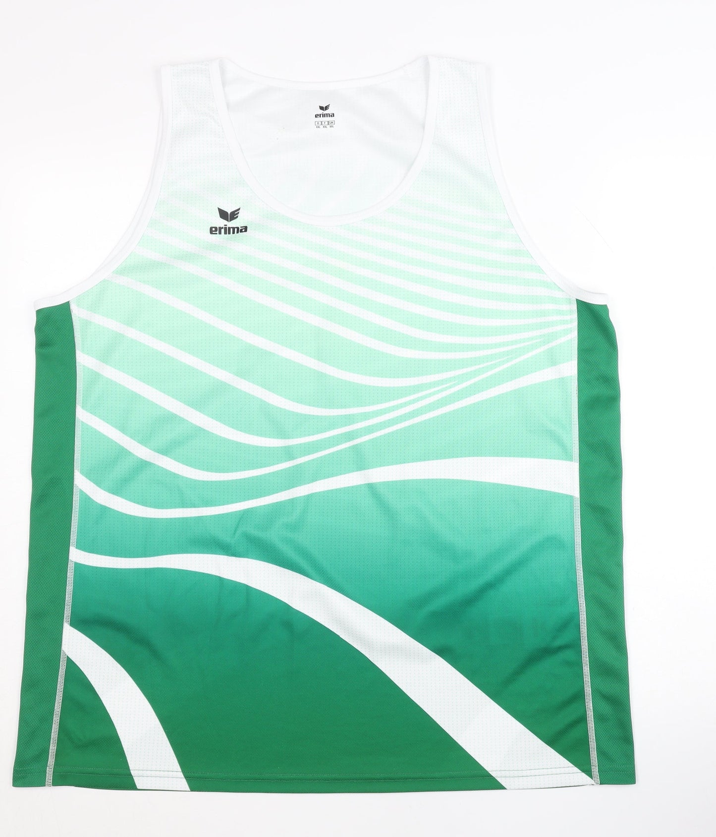 Erima Men's Green Tank 2XL, Breathable Activewear