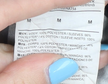 Nike Men Black Training T-Shirt M Quick Dry Sports