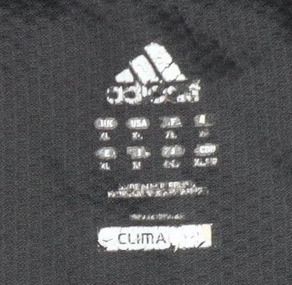 Adidas Men's Black T-Shirt L Gym Running