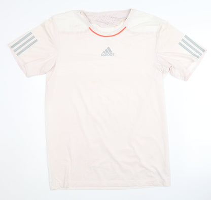 Adidas Men's Ivory Running T-Shirt Size S