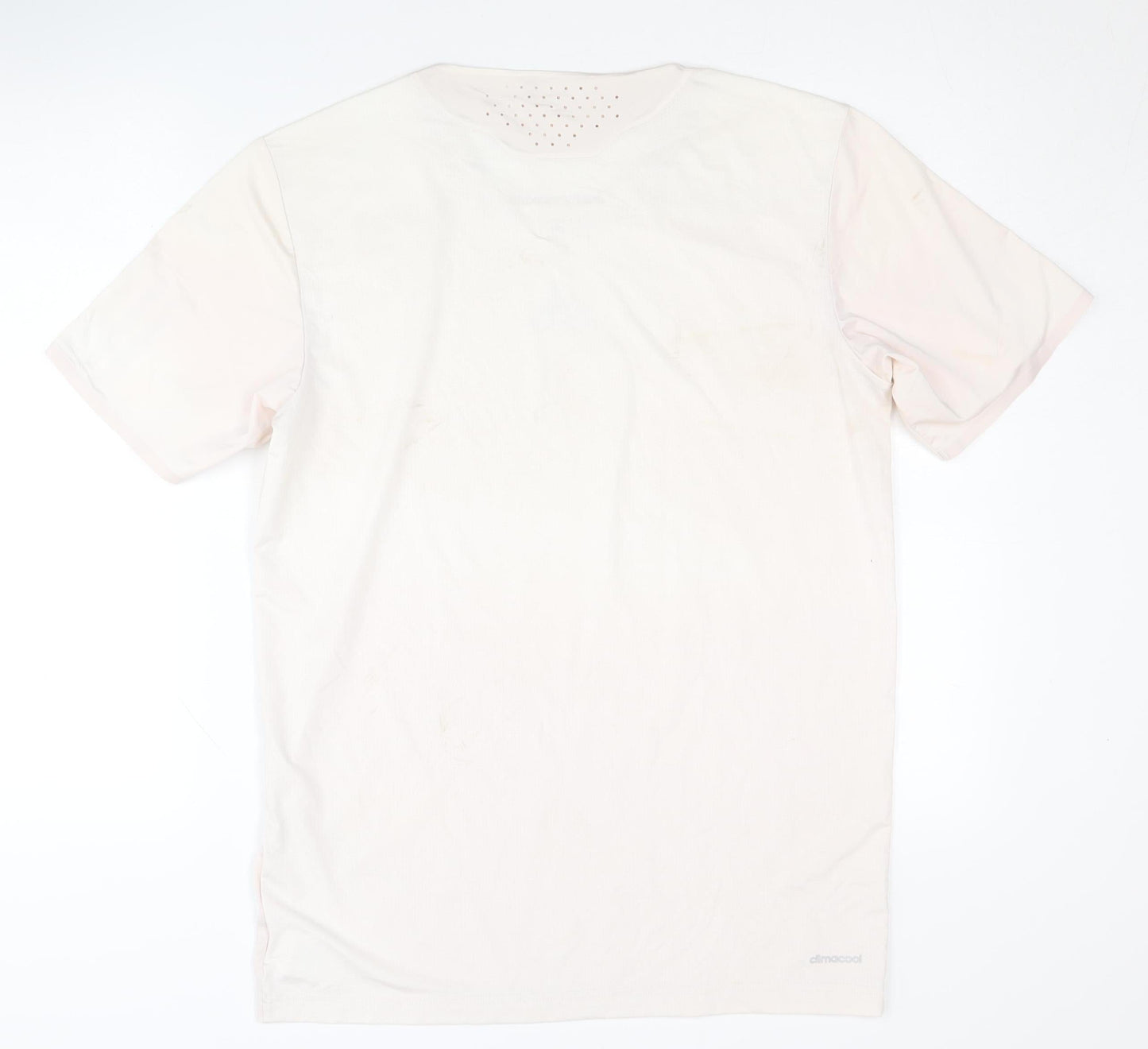 Adidas Men's Ivory Running T-Shirt Size S