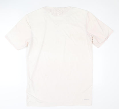 Adidas Men's Ivory Running T-Shirt Size S