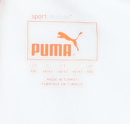 Puma Men's White 2XL Graphic Print T-Shirt
