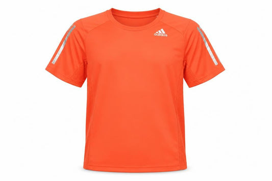 adidas Men's Orange T-Shirt, S, Gym & Training Wear