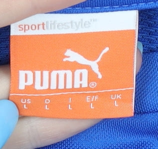 Puma Men's Blue T-Shirt L Jersey Activewear