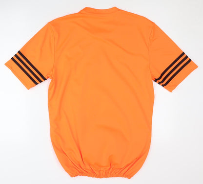 Adidas Men's Orange T-Shirt, Size M, Gym & Running
