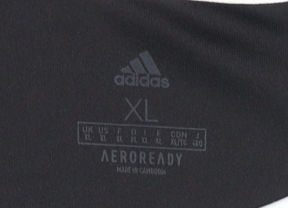 Adidas Men's Black XL Performance Jersey T-Shirt