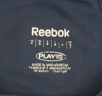 Reebok Men's Blue Gym T-Shirt, Size M, Athletic Fit
