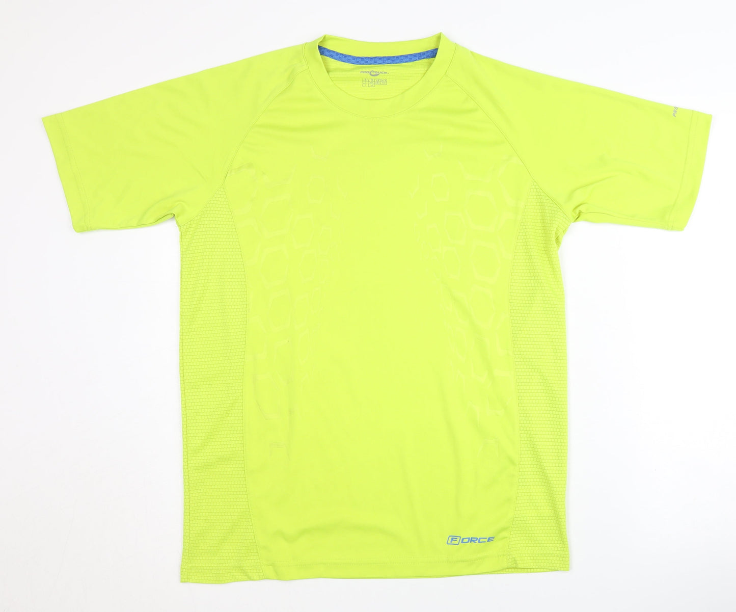 Mens UK Size M PRO TOUCH Green Running & Jogging T-Shirt