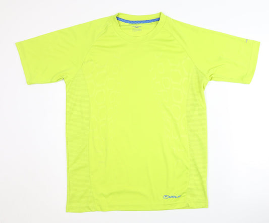 Mens UK Size M PRO TOUCH Green Running & Jogging T-Shirt