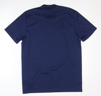 Adidas Men's Blue T-Shirt M Moisture Wicking
