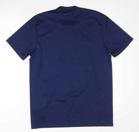 Adidas Men's Blue T-Shirt M Moisture Wicking