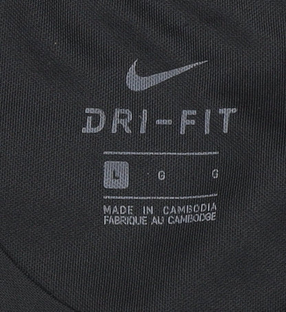 Nike Men's Black Dri-FIT T-Shirt, L, Football, New