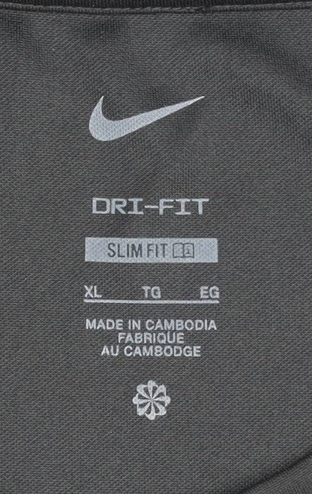Nike Men's Black XL Slim Fit T-Shirt