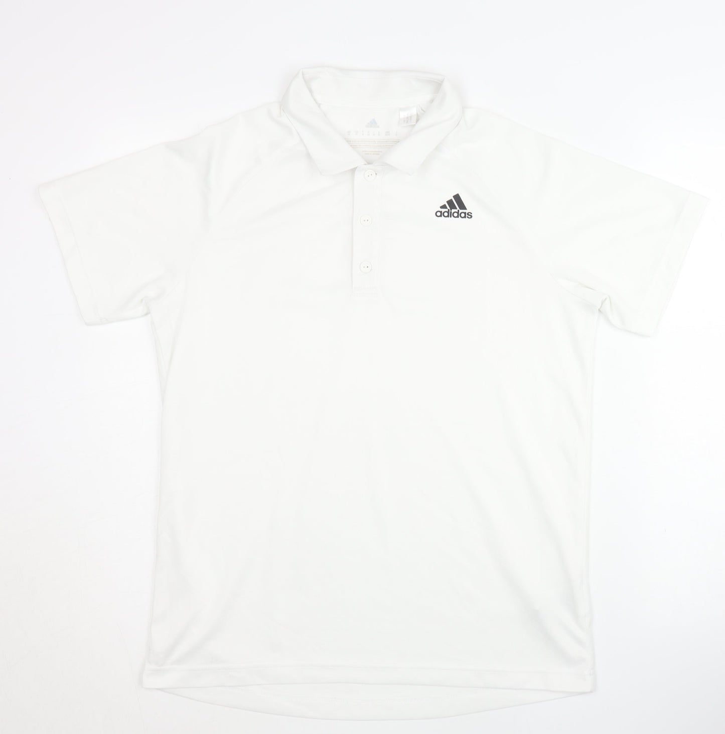 adidas Men's White Polo Shirt - Size M - Activewear