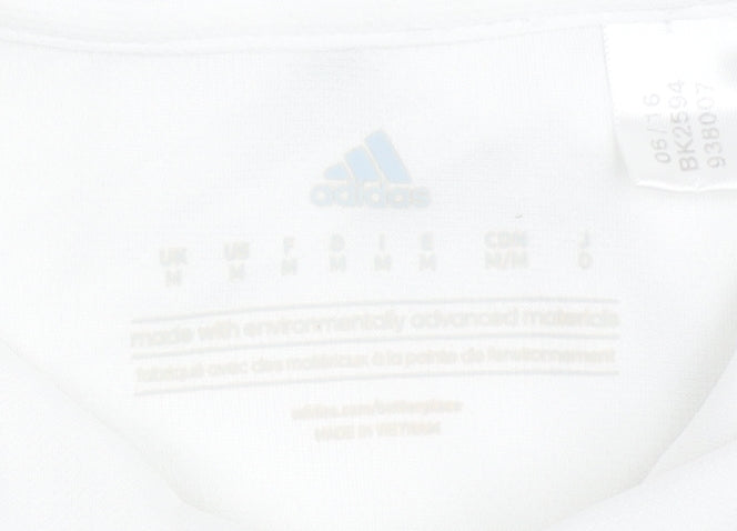 adidas Men's White Polo Shirt - Size M - Activewear