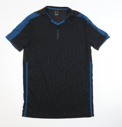 Decathlon Men's Black Athletic Jersey T-Shirt M