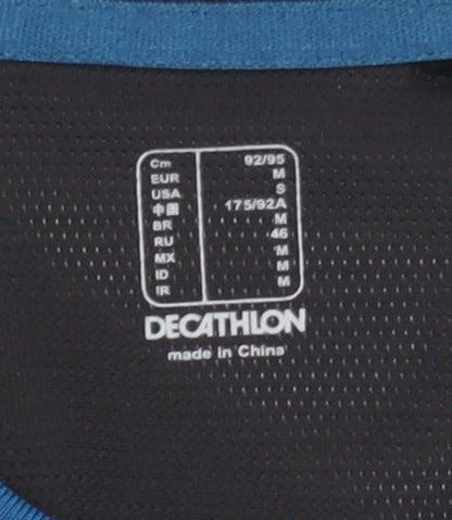 Decathlon Men's Black Athletic Jersey T-Shirt M