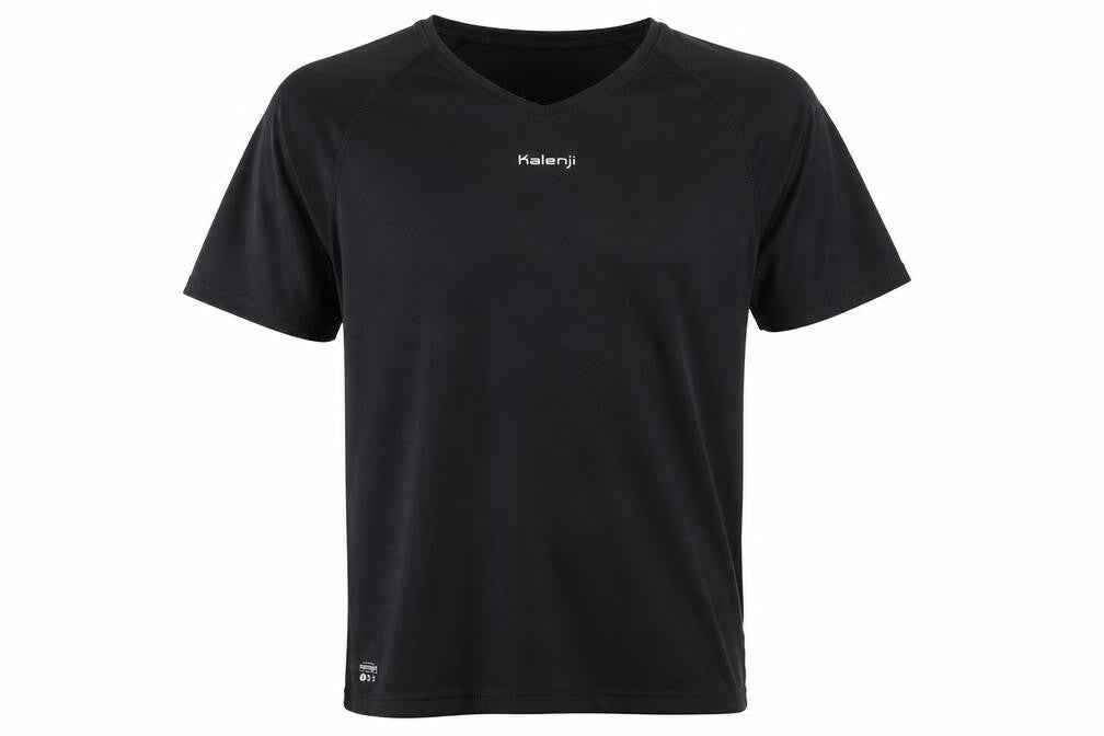 Mens UK Size M Kalenji Black Basic T-Shirt