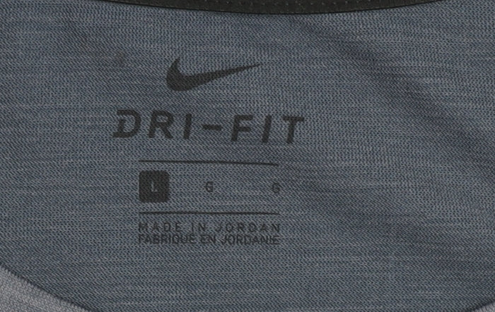 Nike Men's Blue Athletic T-Shirt L