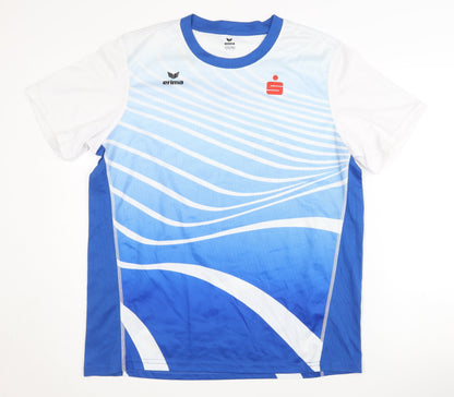 Erima Men's Blue Running T-Shirt - Size L, Breathable