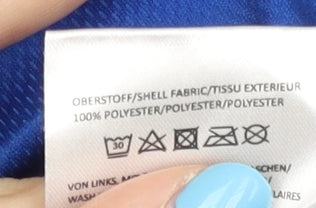 Erima Men's Blue Running T-Shirt - Size L, Breathable