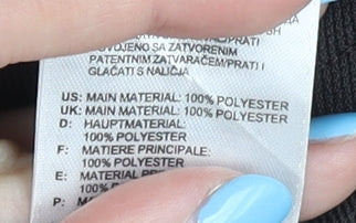 Adidas Men's Black Polo Shirt, Short Sleeve, Size S