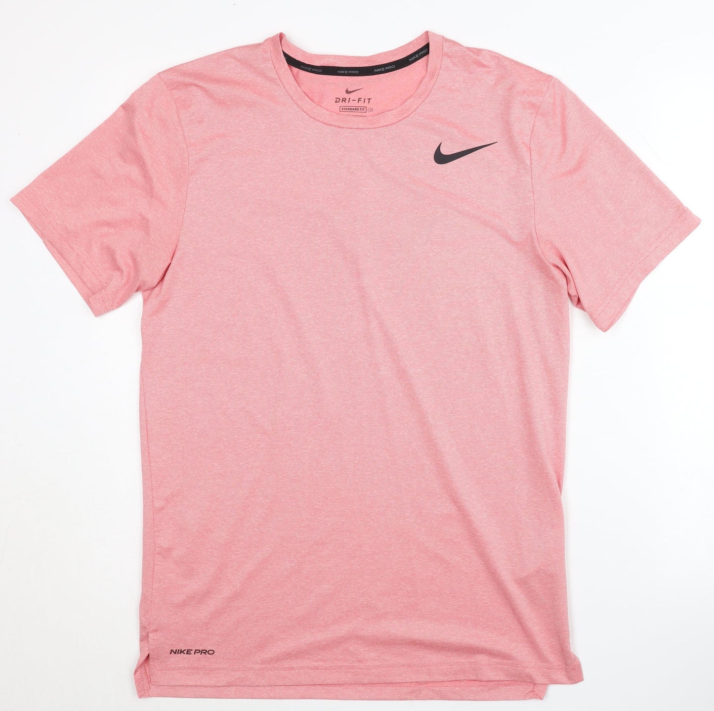 Nike Men's Pink Dri-FIT T-Shirt Small