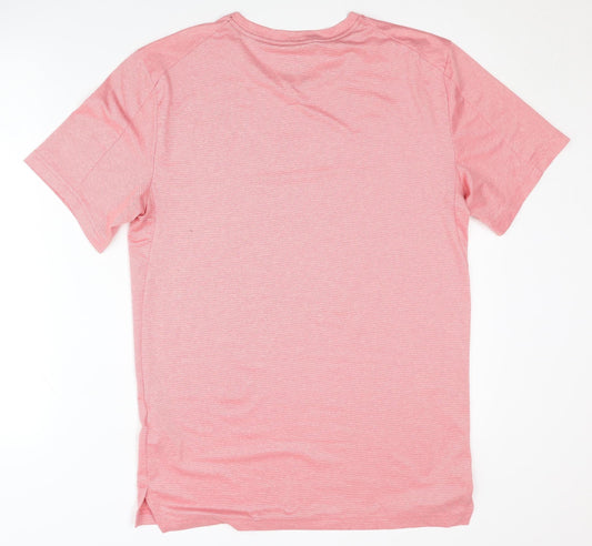 Nike Men's Pink Dri-FIT T-Shirt Small