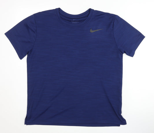 Nike Men's Blue T-Shirt M Athletic Dri-Fit