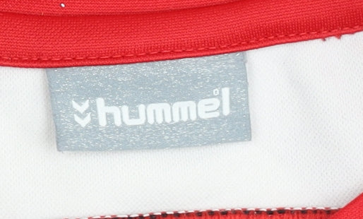 Hummel Men's Red Jersey T-Shirt M - Sports