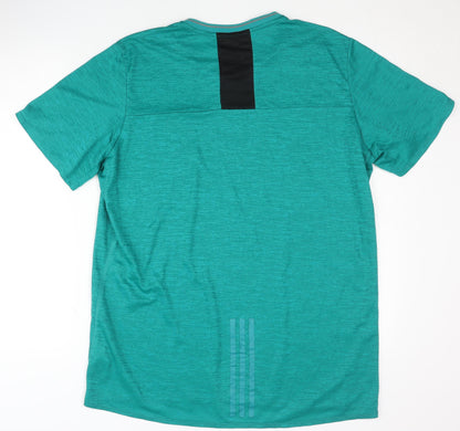 Adidas Men's Blue Running T-Shirt, Size XL, Quick Dry