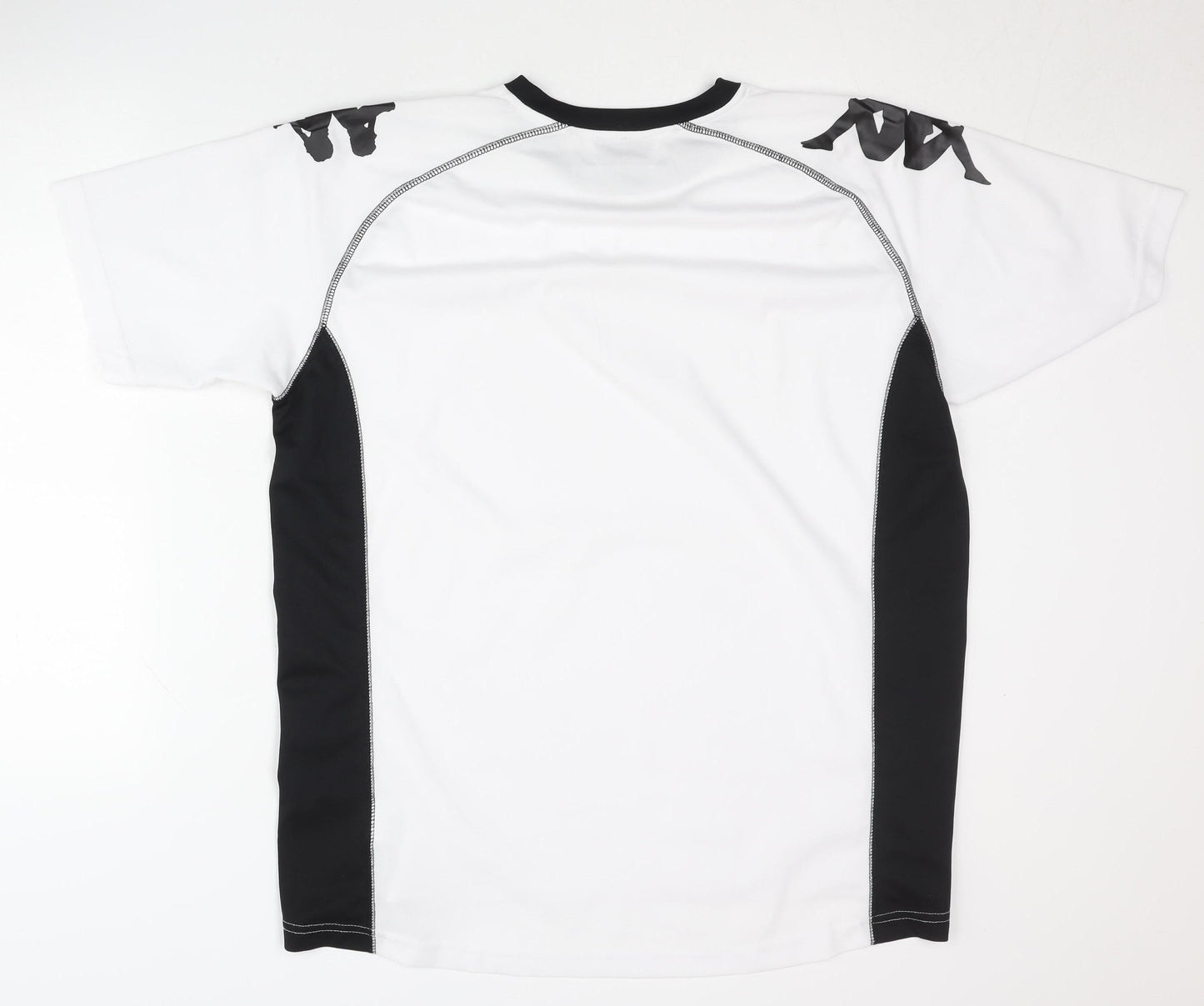 Kappa Men's XL White T-Shirt, Short Sleeve, Crew Neck