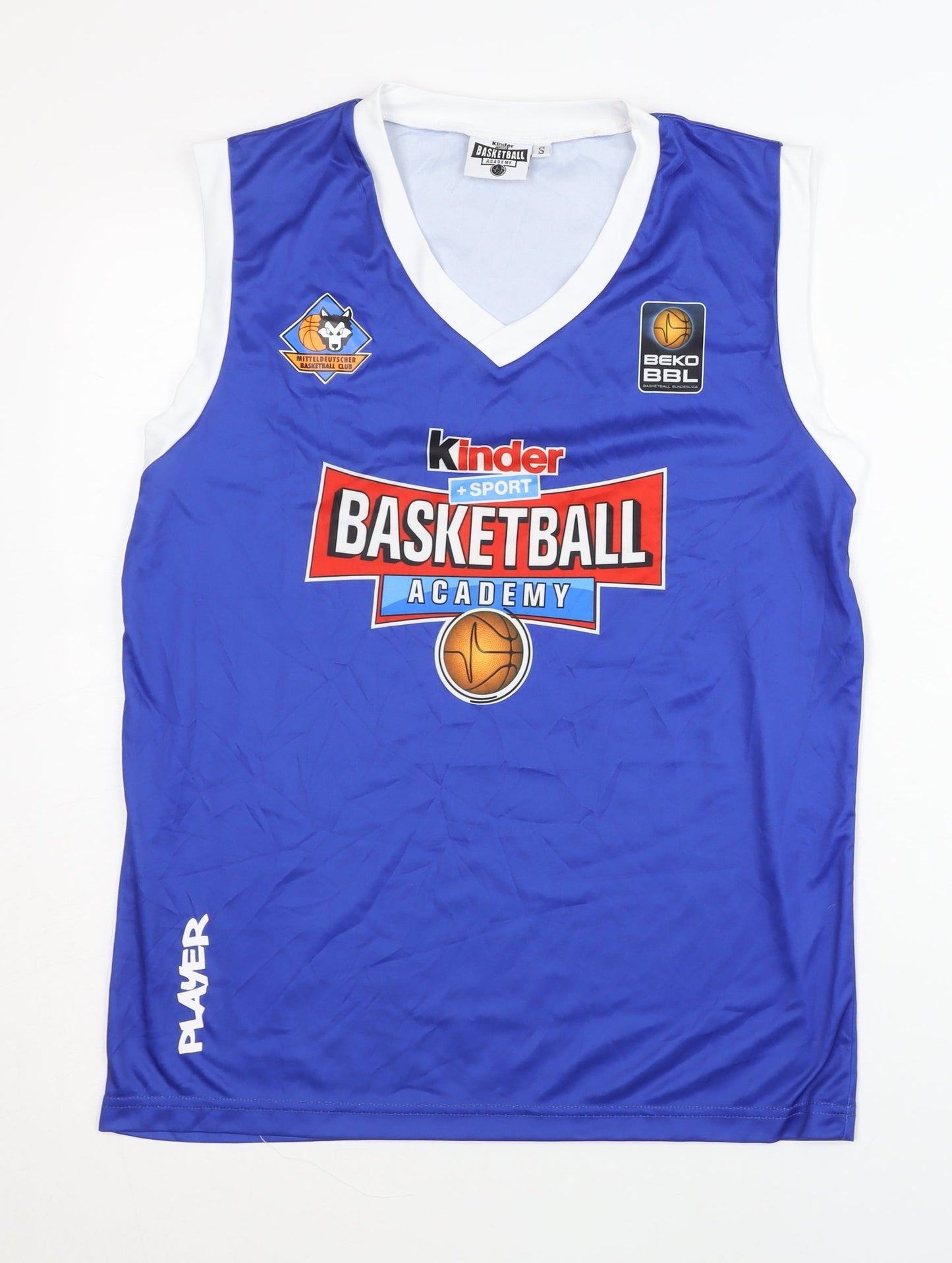 Basketball Academy Men's Blue S Jersey Tank Top