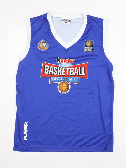 Basketball Academy Men's Blue S Jersey Tank Top