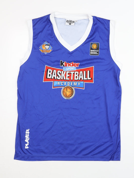 Basketball Academy Men's Blue S Jersey Tank Top