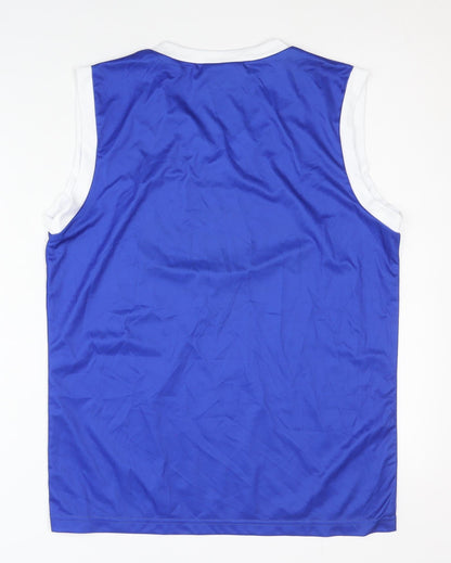 Basketball Academy Men's Blue S Jersey Tank Top