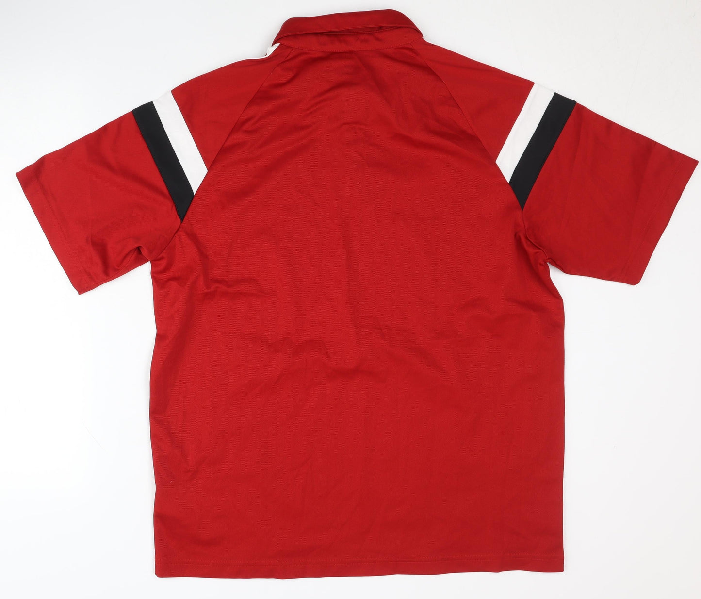 Adidas Men's Red Polo Shirt, Size L, Breathable