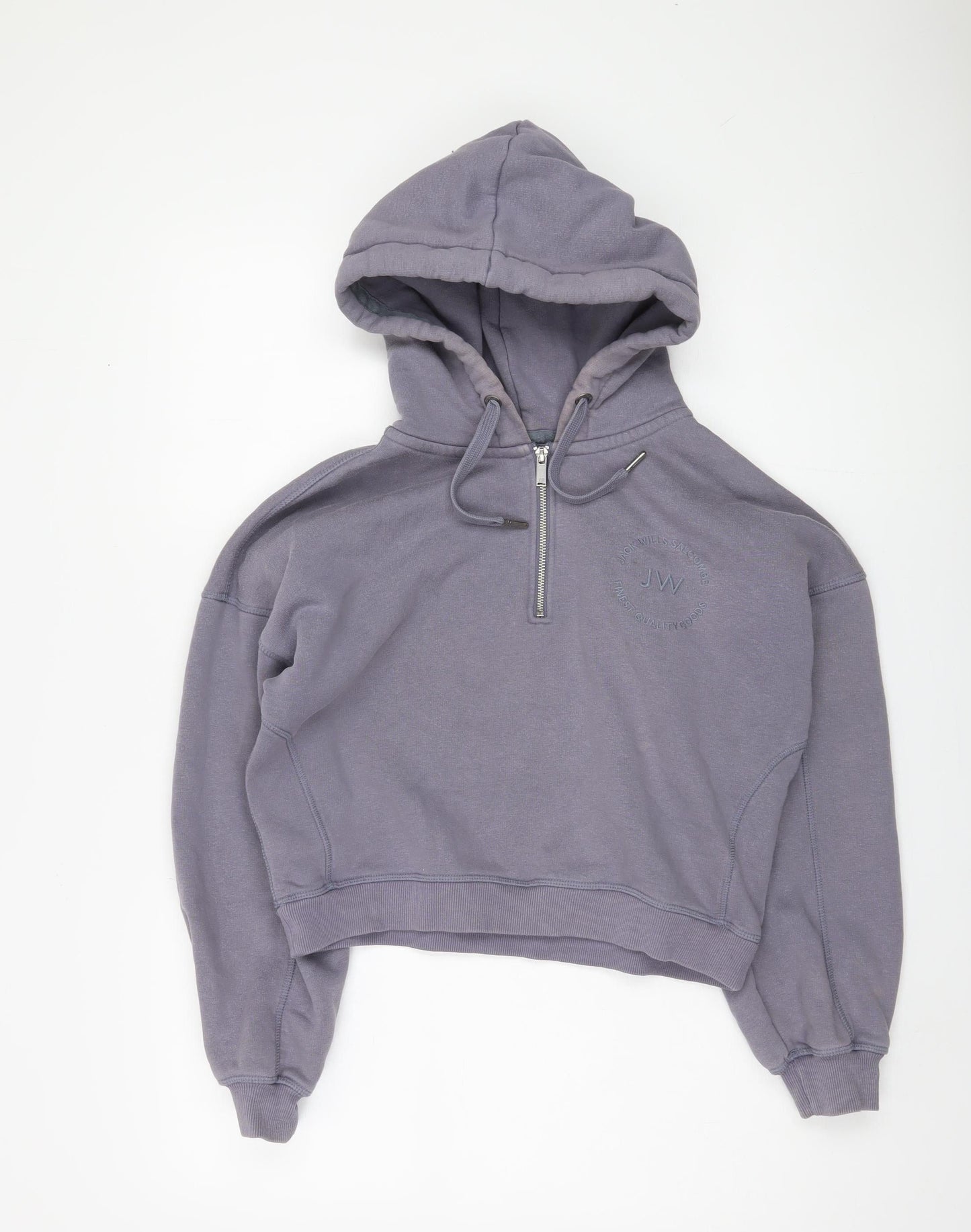 Womens UK Size 8 Jack Wills Purple Hoodie Hoodie