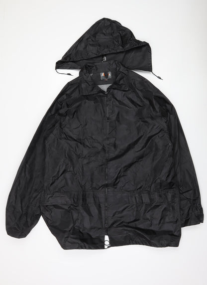 Alpine Trek Men's Black 2XL Windbreaker Jacket