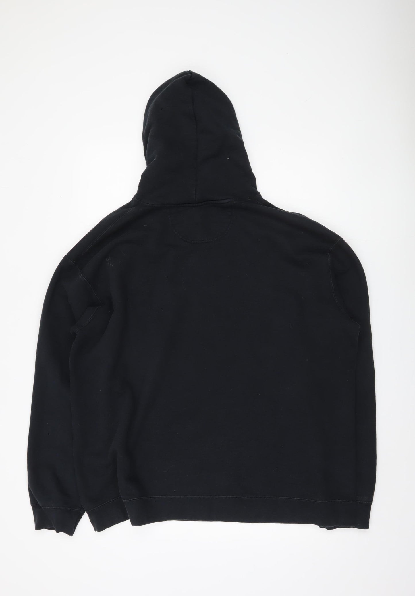 Mens UK Size 2XL Port & Company Black Pullover Hoodie