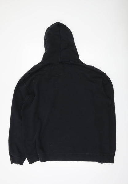Mens UK Size 2XL Port & Company Black Pullover Hoodie