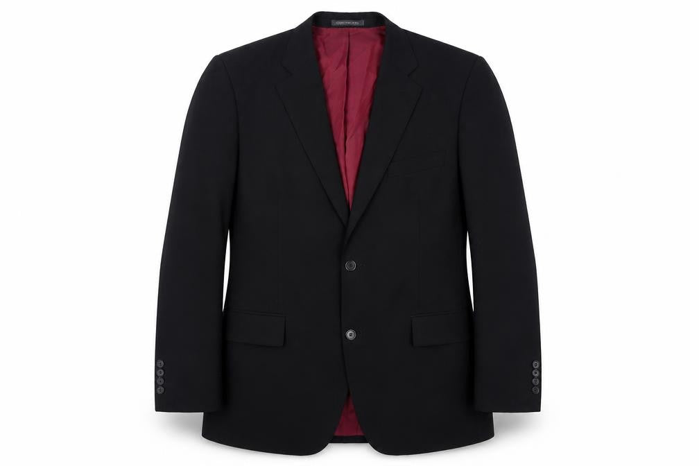 Mens UK Size 42 Greenwoods Regular Black Suit Jacket