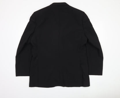 Mens UK Size 42 Greenwoods Regular Black Suit Jacket