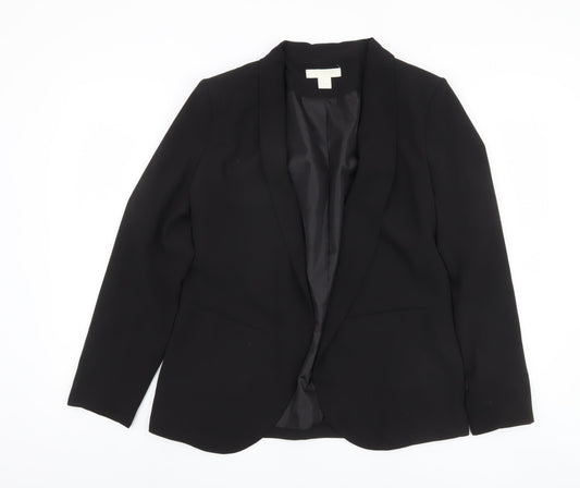 H&M Women's Black Blazer - Size 10
